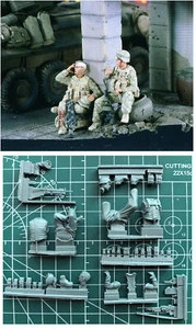 1/35 Wounded Marines Iraq (2 Figures/Set) Resin Kits Verlinden#2342(NO BOX) - Picture 1 of 1