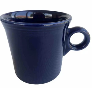 Taza mango de anillo Fiesta Homer Laughlin azul cobalto azul marino 12 oz - Imagen 1 de 15