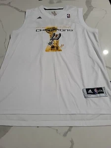 Adidas San Antonio Spurs 2014 NBA Champs Kawhi Leonard Jersey Size Adult 3XL - Picture 1 of 7
