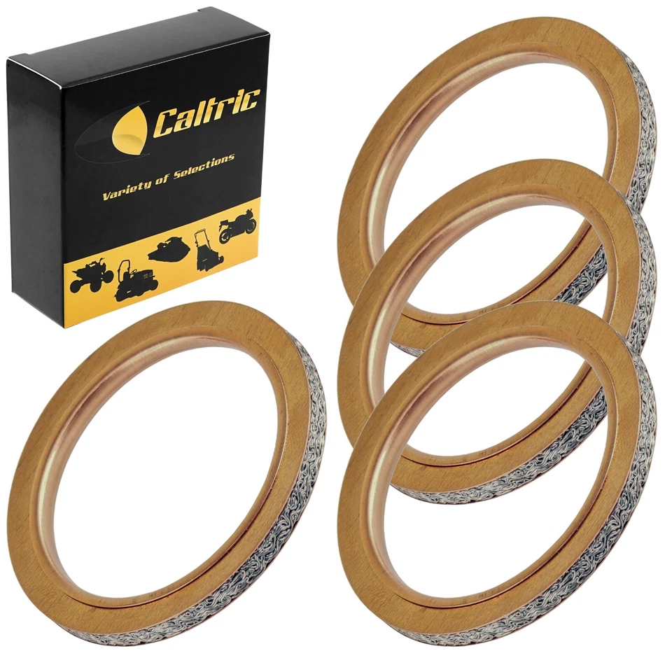 4 juntas de tubo silenciador de escape para Yamaha FZR600 1989-1990 / FZR600R 1990-1999 - Imagem 1 de 4