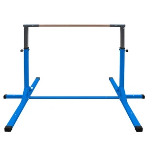 Adjustable For Kids Gymnastics Bar Junior Training Kip Bar for Home Use Blue - Picture 1 of 7