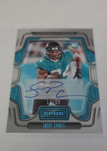 #11/25 2022 Panini Playbook Rookies Snoop Conner #159 Platinum RC Ole Miss - Picture 1 of 2