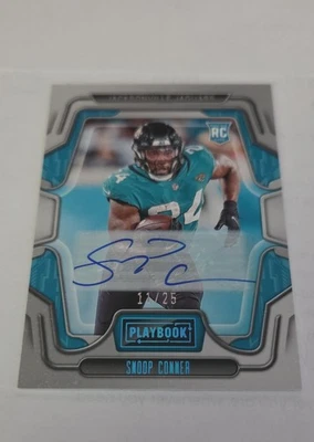 #11/25 2022 Panini Playbook Rookies Snoop Conner #159 Platinum RC Ole Miss - Image 1 of 2