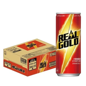 Coca Cola Japón Real Gold bebida energética refresco carbonatado 250 ml 30 latas NUEVO - Imagen 1 de 7