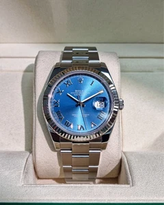 Rolex Datejust 41mm 2010+ 126334 with Box Blue Dial - Picture 1 of 7