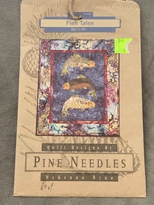 McKENNA RYAN Quilt Pattern FISH TALES Vintage UNCUT 26 1/2" x 33" - Picture 1 of 4