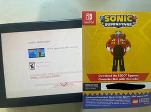 Sonic Superstars (Nintendo Switch) Lego Eggman Character Unlock - Picture 1 of 1