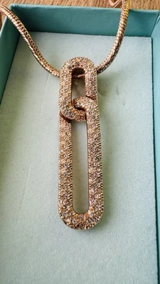 Pierre Lan Anhänger Kettenanhänger beweglich rosé Gold Zirkonia Ovp - Bild 1 von 4