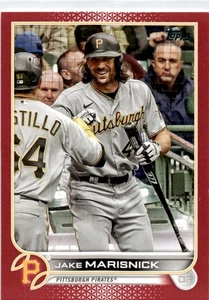 2022 Topps Aggiornamento Baseball Festa della Mamma Hot Pink Jake Marisnick #US144 SN50 - Foto 1 di 2