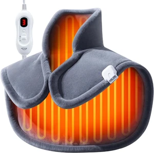 Termoforo Cervicale E Spalle, 22"X18" Cuscinetto Termico Riscaldato per Collo, 4 - Foto 1 di 12