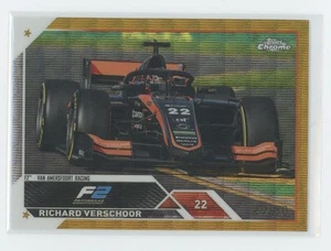 2023 Topps Chrome Formula 1 #142 Richard Verschoor Gold Wave Refractor #/50 - Bild 1 von 2