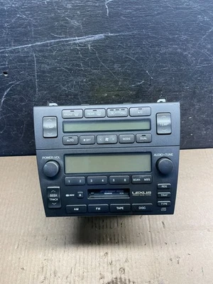 1998 to 2005 Lexus GS300 OEM Radio Receiver Stereo AM FM CD Cassette U8889 DG - Image 1 of 4