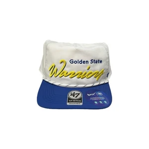 Sombrero enganche marca Golden State Warriors 47' Chamberlin blanco talla única ajustable - Imagen 1 de 5