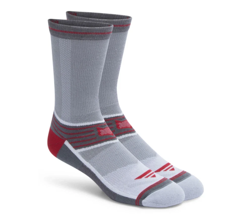 Calcetín deportivo Fox River Bolt Wick gris seco peso medio para tripulación #1230-07444 Foto 1 de 1