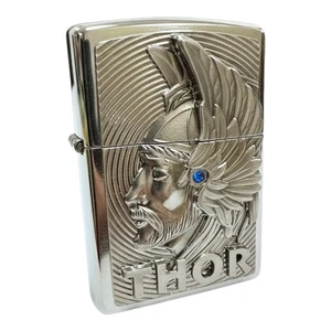 Encendedor Zippo Thor emblema 3D con piedra azul Svarowski edición limitada solo 100 - Imagen 1 de 6