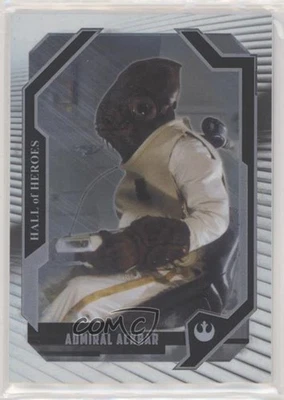 2017 Star Wars Masterwork Hall of Heroes Rainbow Foil 64/249 Admiral Ackbar ni4 - Image 1 of 3