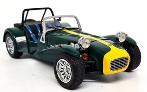Kyosho 1/18 Caterham Super Seven Clamshell Wing Dark Green Diecast Model Car - Picture 1 of 11