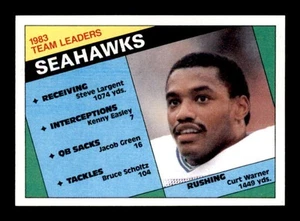 1984 Topps #188 Curt Warner TL, RC NM/NM+ X3450320 - Picture 1 of 3