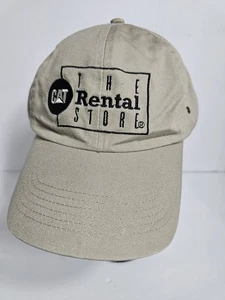 Cyrk CAT The Rental Store Khaki Metal Buckle Baseball Cap Pre-owned - Picture 1 of 11