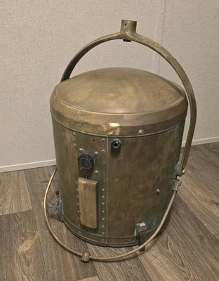 Luz puntual náutica marítima vintage de latón Perko Perkins para reparación  Foto 1 de 3