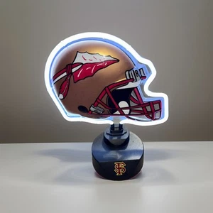 Vingage Florida State Seminoles Helmet Team Logo Neon Light Lamp - Picture 1 of 1