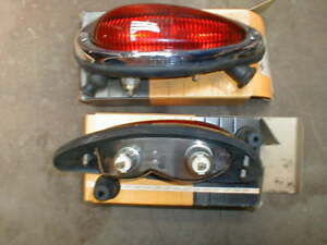 PORSCHE 356 NOS TAIL LIGHTS LIGHT LAMPS NEW OLD STOCK ALL RED T2 T5 T6 A B C SC