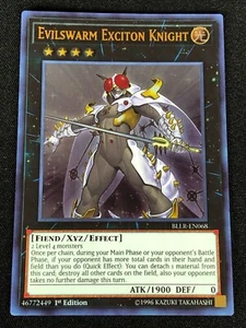 YUGIOH EVILSWARM EXCITON KNIGHT BLLR-EN068 1ST ULTRA (NM) - Picture 1 of 1