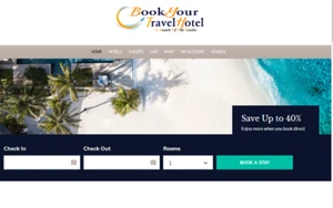Hermoso motor de búsqueda de viajes, hoteles y vuelos y sitio web de afiliados de reservas - Imagen 1 de 6