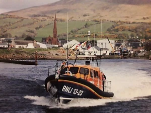 Girvan Lifeboat Postcard - Picture 1 of 1