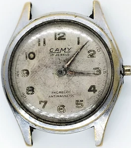 C821 mens Vintage Camy Military Field Mechanical Manual Wind Old Watch Parts - Picture 1 of 3