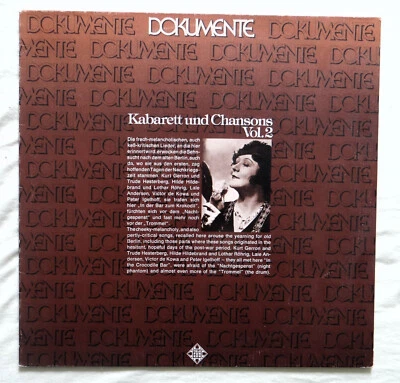 Various - Dokumente (Kabarett Und Chansons Vol.2) - LP 12"  (1966) - Bild 1 von 3
