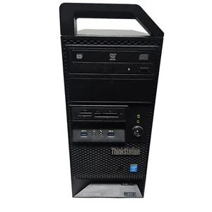 Lenovo ThinkStation E32 Intel i3-4330 3.5GHz 8GB RAM 500GB HDD Windows 10 - Picture 1 of 7