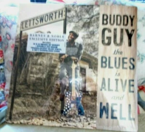 👀BUDDY GUY "THE BLUES IS ALIVE & WELL" SEALED 2 lps BLUE VINYL~LTD ED LOOK 👀 - Picture 1 of 3