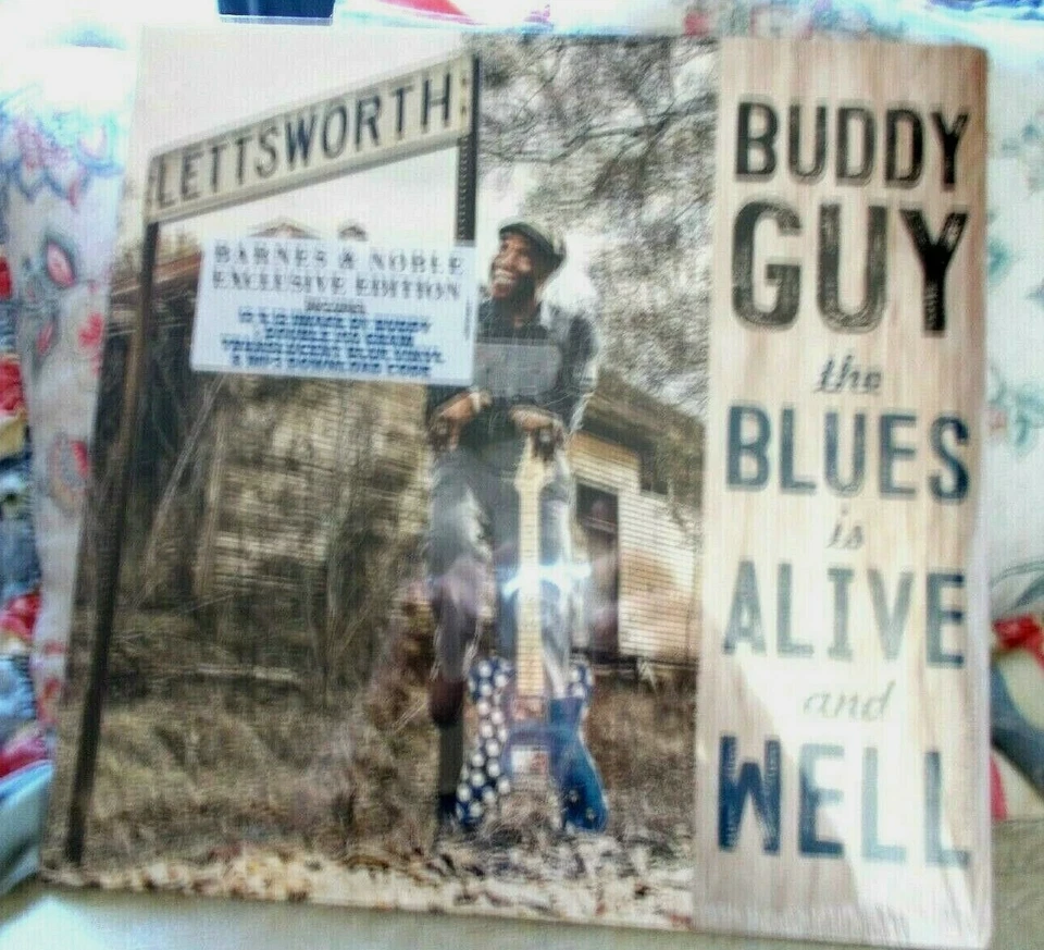 👀BUDDY GUY "THE BLUES IS ALIVE & WELL" RARE 2 lps BLU VINYL~LTD ED SEALED WOW👀 Foto 1 de 3