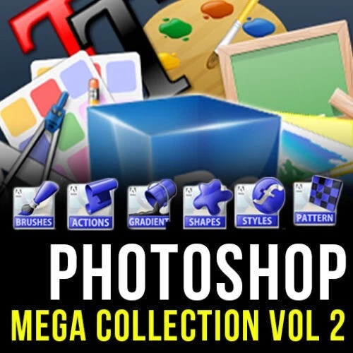 MEGA DESIGN PACK VOL2 FOR PHOTOSHOP  - Image 1 of 1