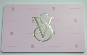 Victoria's Secret Gift Card - VS in Silver Foil, Pink - Mix Board - No Value - Picture 1 of 2
