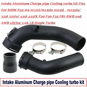 Aluminum Turbo Air Intake Charge Pipe Kit For 2012-2016 BMW N55 3.0L L6 Engine - Picture 1 of 21