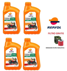 QUATTRO LITRI OLIO MOTORE + FILTRO OLIO HONDA VF F INTERCEPTOR (RC15) 750 83/84 - Foto 1 di 1