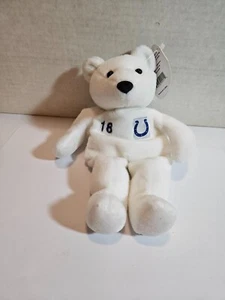 PEYTON MANNING - 1999 Salvino's Bammers Plush Beanie Bear -New With Tags - Colts - Picture 1 of 3