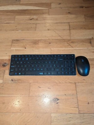 Rapoo 9300M Bluetooth Desktop Keyboard and Mouse.Dongle Missing  - Image 1 of 4