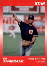 1989 Star #131 Ed Zambrano New Britain Red Sox