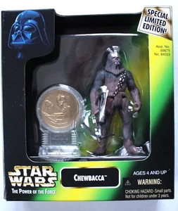 star wars POTF Chewbacca MIP Millennium Coin figure 318 - Picture 1 of 3