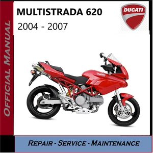 Ducati Multistrada 620 Werkstatt Service Reparaturanleitung 2004 - 2007 auf CD - Bild 1 von 1