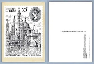 London International Stamp Exhibition 50p - 1980 PHQ #43 Unused Card - Picture 1 of 1