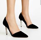 Badgley Mischka Emily Pointed Toe Pumps In Black Size Sz 7