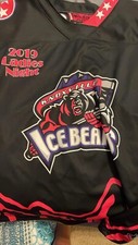 Knoxville Ice Bears SPHL Hockey Jersey, 2019 Ladies Night  Size Large