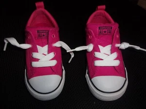 Zapatillas Converse All Star Rosa Niño Pequeño Talla US 9 - Imagen 1 de 3
