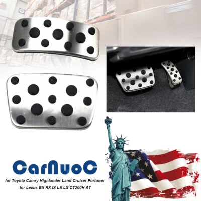 Gas Brake Pedal Cover For Lexus RX350 2010-15 ES300h ES350 IS250 Toyota Corolla - Image 1 of 4