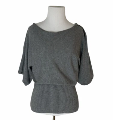 Suéter Spense Mujer Pequeño Manga S Cremalleras Gris Foto 1 de 4