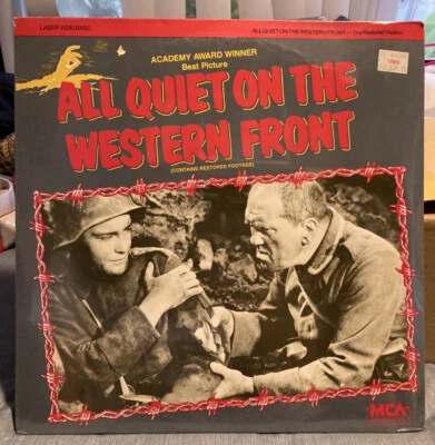All Quiet On The Western Front Laser Disc 2LD Record World India-2830 - Image 1 of 2